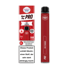 Dinner Lady Vape Pen Pro Red Thunder 600
