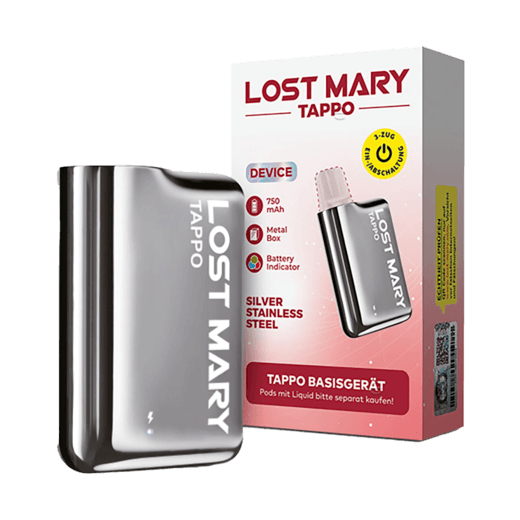 Lost Mary Tappo Basisgerät Silver Stainless Steel